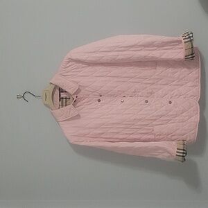 Burberry quilted jacket, large, pink
